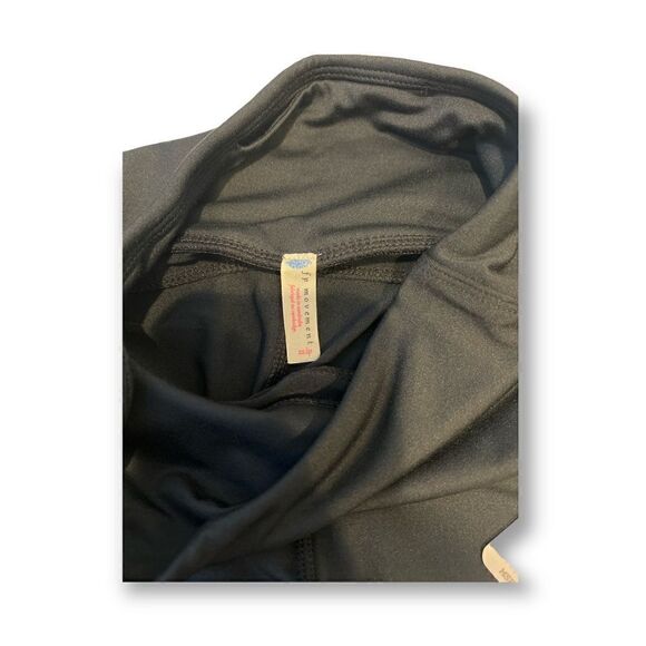 Free People Very Prairie Leggings Color Black Size Extra Small NWT - Picture 6 of 9